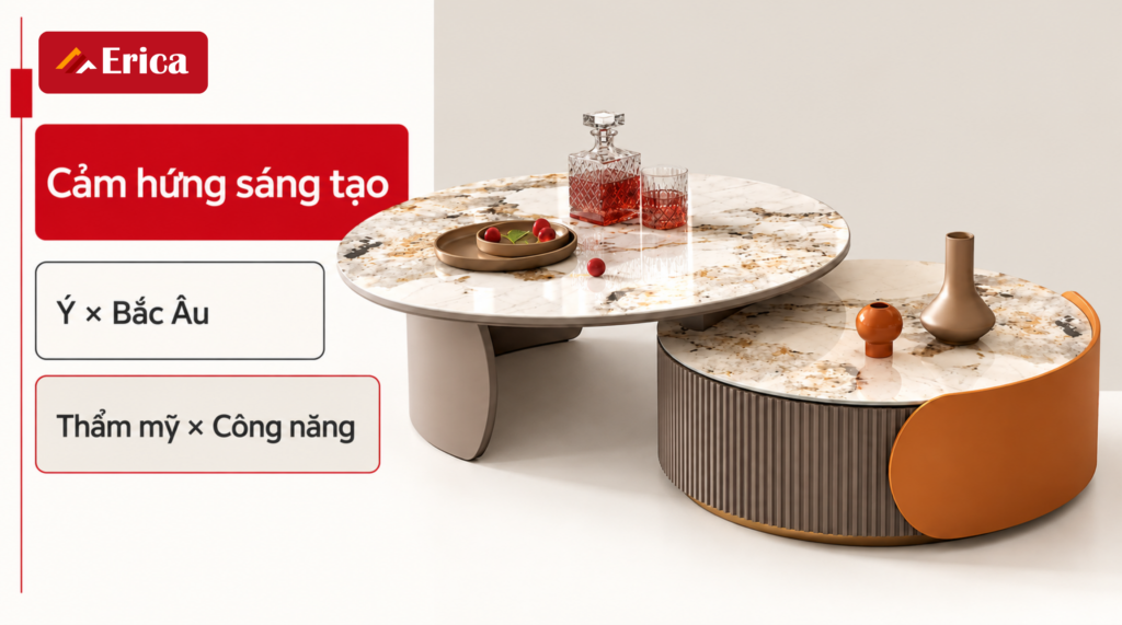 Cảm hứng sáng tạo đằng sau bộ sưu tập bàn trà mới của Erica