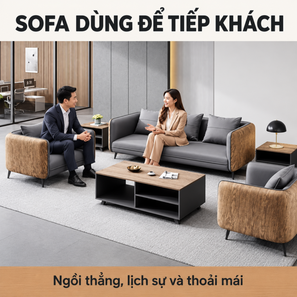 Sofa dùng để tiếp khách chuyên nghiệp