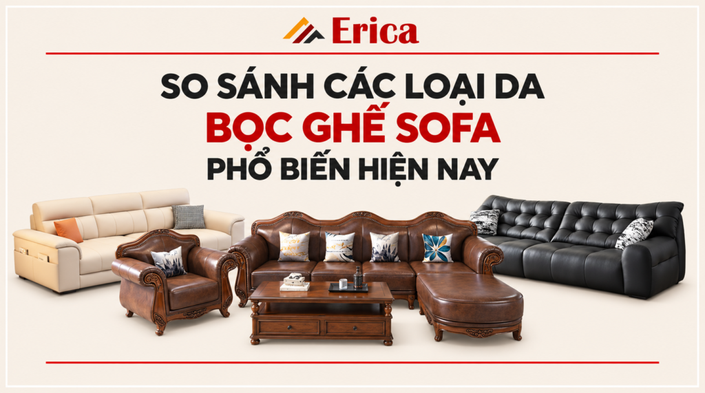 So Sánh Các Loại Da Bọc Ghế Sofa Phổ Biến Hiện Nay