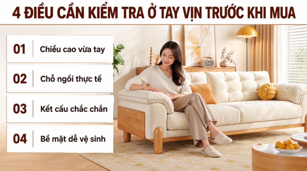 4 điều cần kiểm tra ở tay vịn trước khi mua