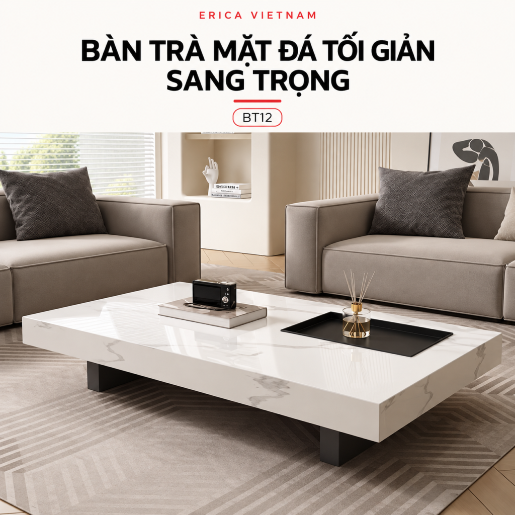 Bàn Trà Tối Giản Erica BT12