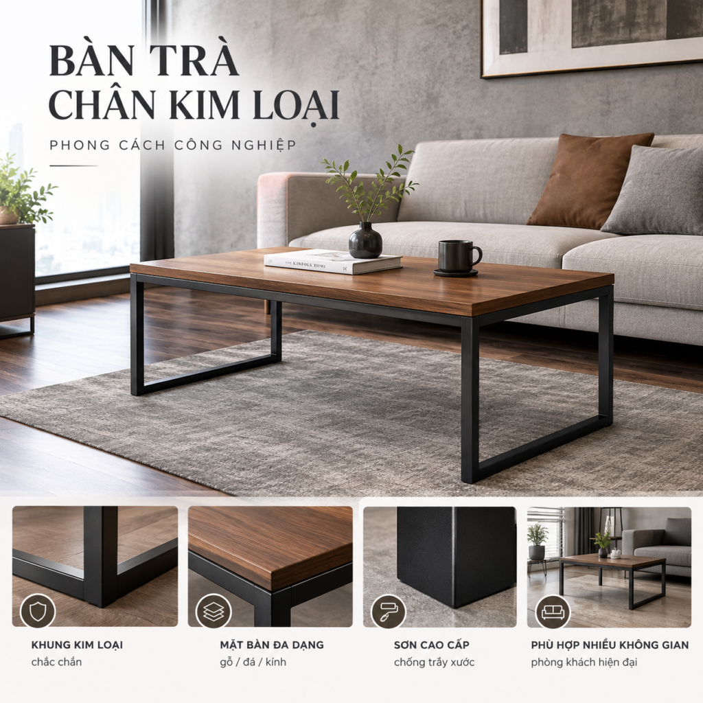 ban-tra-chan-kim-loai-phong-cach-cong-nghiep