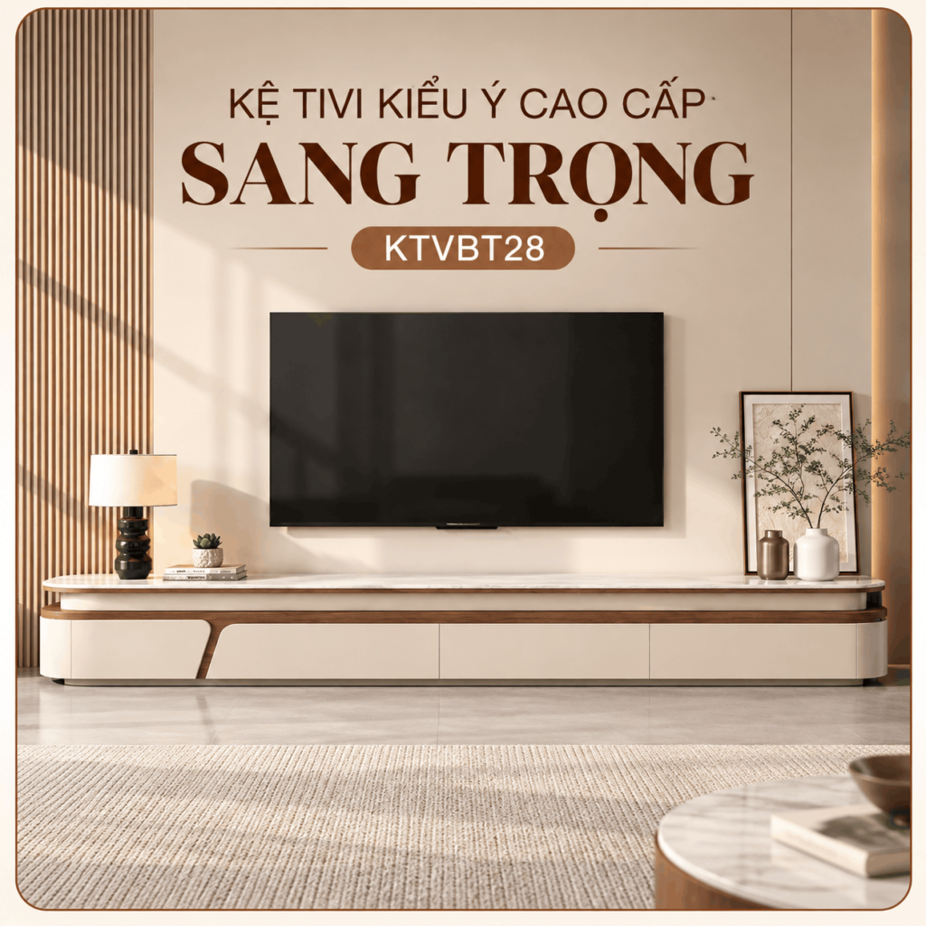 Kệ tivi kiểu Ý cao cấp Erica KTVBT28