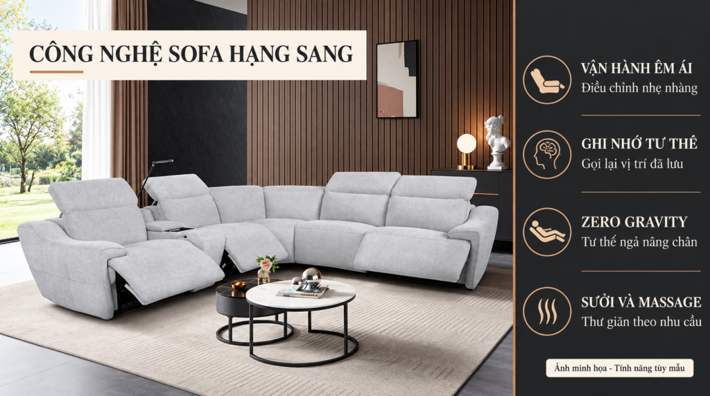 Các công nghệ định hình đẳng cấp sofa hạng sang