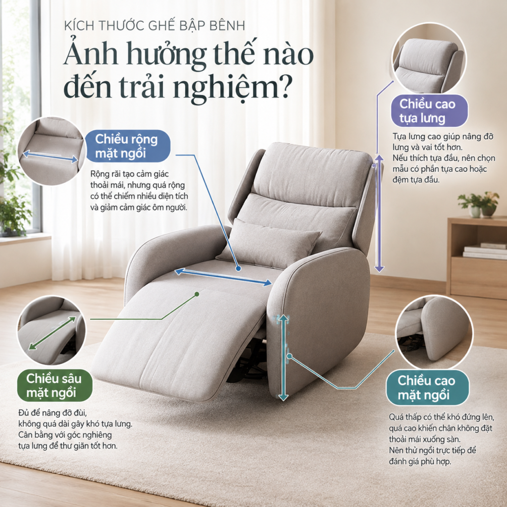 kich-thuoc-ghe-bap-benh-anh-huong-the-nao-den-trai-nghiem