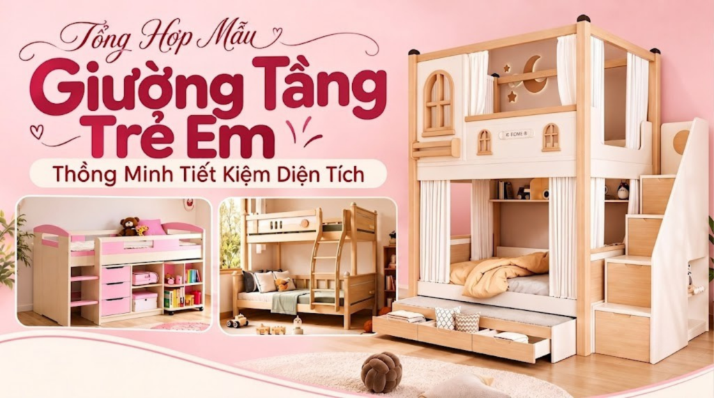 giường tầng trẻ em