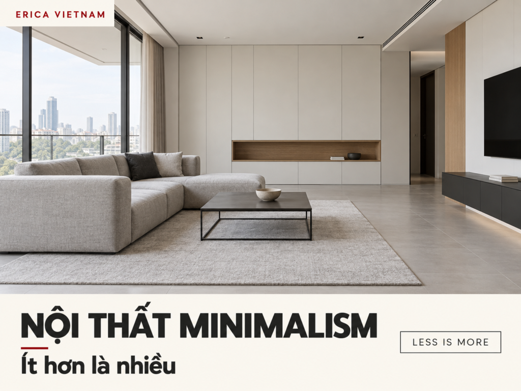 Khái quát nội thất phong cách minimalism