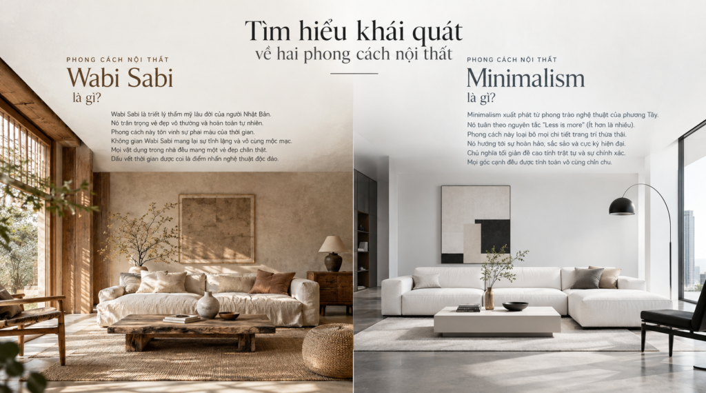 Tìm hiểu khái quát về hai phong cách nội thất