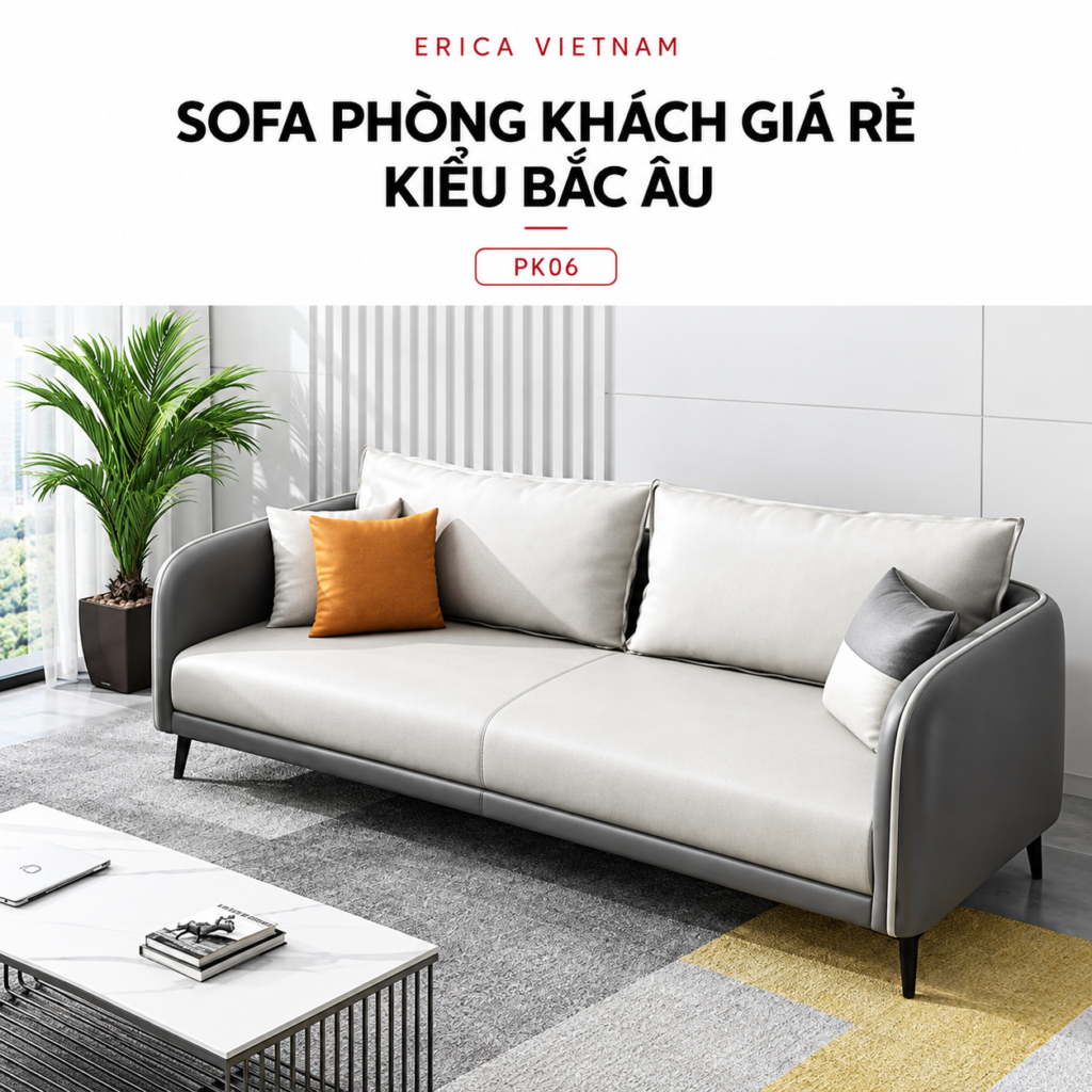 Sofa Băng Tinh Tế Erica PK06
